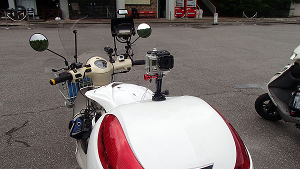 Ｇｏｐｒｏで後続車の撮影スタイル